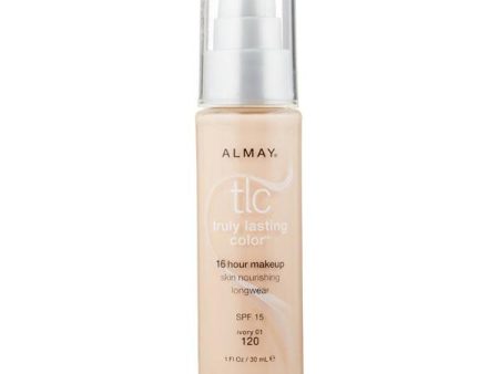 ALMAY - Truly Lasting Color Makeup #120 Ivory 01 - 1 fl. oz. (30 ml) For Discount