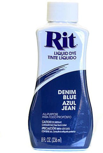 RIT DYE - Denim Blue Liquid Dye - 8 fl. oz. (236 ml) Online