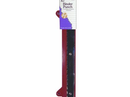 CHARLES LEONARD - 3 Hole Binder Punch, Assorted Colors - 1 Pack Fashion