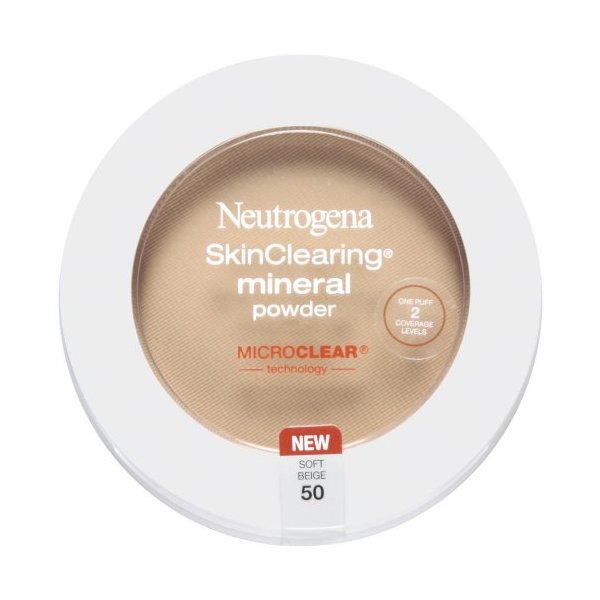 NEUTROGENA - Mineral Sheers Powder Foundation #50 Soft Beige - 0.34 oz (9.6 g) Fashion