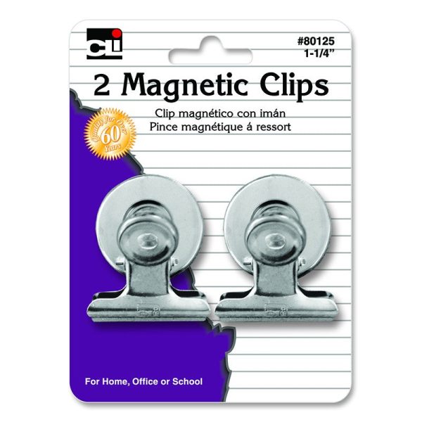 CHARLES LEONARD - Magnetic Spring Clips - 2 Clips Hot on Sale