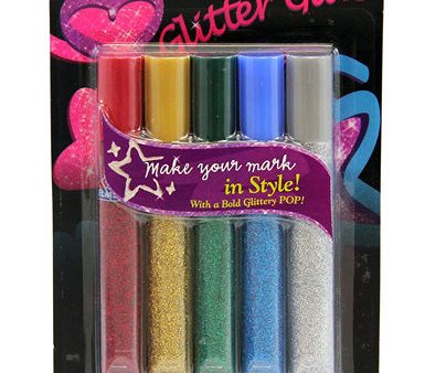 ELMER S - Washable Glitter Glue Pens - Pack of 5 For Discount