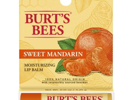 Burt s Bees by Burt s Bees , 100% Natural Moisturizing Lip Balm - Sweet Mandarin  --4.25g 0.15oz Sale