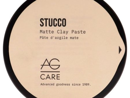 Stucco Matte Clay Paste by AG Hair Cosmetics for Unisex - 2.5 oz Paste Online