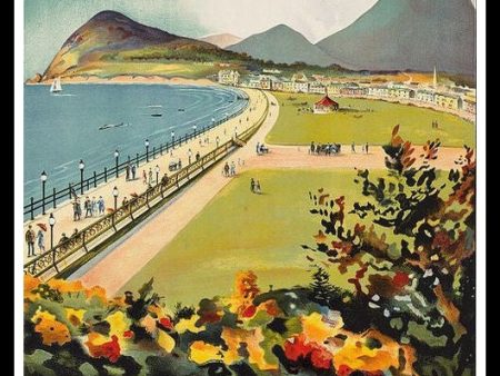 Bray Ireland Vintage Travel Poster Fridge Magnet 6x8 Large on Sale