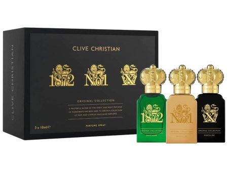 Clive Christian Original Collection Travelers Set Masculine 3x10ml Parfum Spray Original Collection Travelers Set on Sale