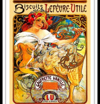 Alphonso Mucha Art Nouveau Poster Fridge Magnet 12x15.5 Large Cheap