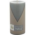 SANDALWOOD & PATCHOULI by Northern Lights , ONE 3x6 inch PILLAR CANDLE.  BURNS APPROX. 100 HRS. on Sale