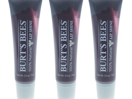 Burts Bees Lip Shine - 060 Smooch by Burts Bees for Women - 0.5 oz Lip Gloss - Pack of 3 Fashion