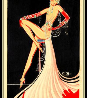 Casino de Paris Vintage French Burlesque Poster Fridge Magnet 8x17 Large Discount