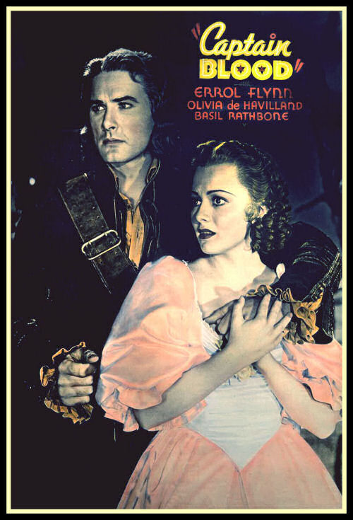 Captain Blood Errol Flynn Classic Movies Poster Fridge Magnet 6x8 Large Cheap