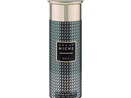 ARMAF NICHE GOLD by Armaf , BODY SPRAY 6.7 OZ Fashion