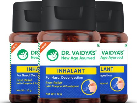 Ayurvedic Herbal Inhalant: To Decongest Blocked Nose, Relieve Headache & Ease Breathing. - Pack of 3 Fashion