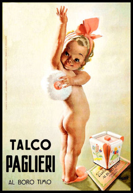 Talco Paglieri Vintage Advertisement Fridge Magnet 6x8 Large Online now