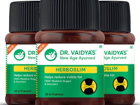 Dr. Vaidya’s Herboslim: Ayurvedic Weight Loss Medicine - Pack of 3 Cheap