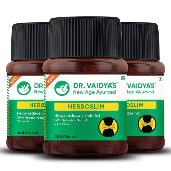 Dr. Vaidya’s Herboslim: Ayurvedic Weight Loss Medicine - Pack of 3 Cheap