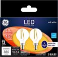 GE LED 5W G16.5 SML BS CLR 2CT Supply