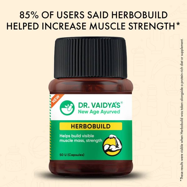 Herbobuild: For Enhanced Stamina & Peak Fitness (50 Capsules) Discount