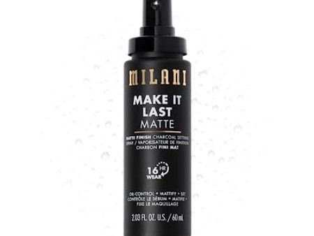 Milani Make it Last Charcoal Matte Setting Spray- (2.03 Fl. Oz.) Cruelty-Free Makeup Primer and Setting Spray for Oily Skin - Long Lasting Finishing Spray Online now