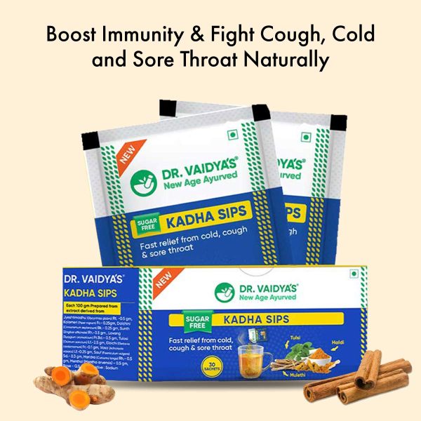 Kadha Sips: Ayurvedic Kadha for Cough & Cold Online now