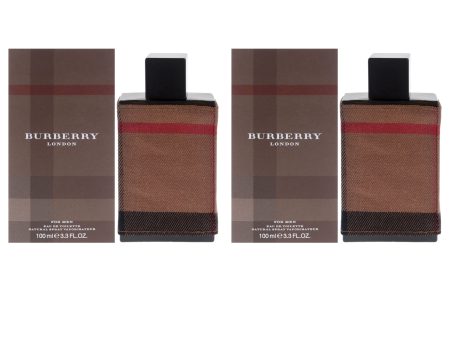 Burberry London by Burberry for Men - 3.3 oz EDT Spray - Pack of 2 Online now