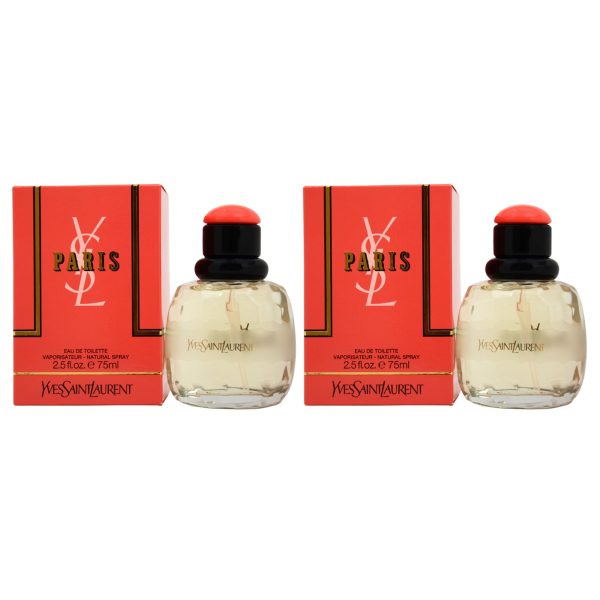 Paris by Yves Saint Laurent for Women - 2.5 oz EDT Spray - Pack of 2 Hot on Sale