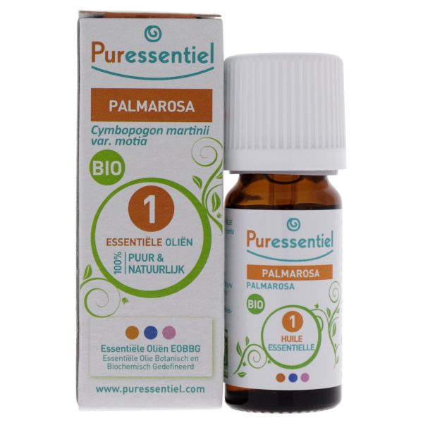 Organic Essential Oil - Palmarosa by Puressentiel for Unisex - 0.3 oz Oil Hot on Sale