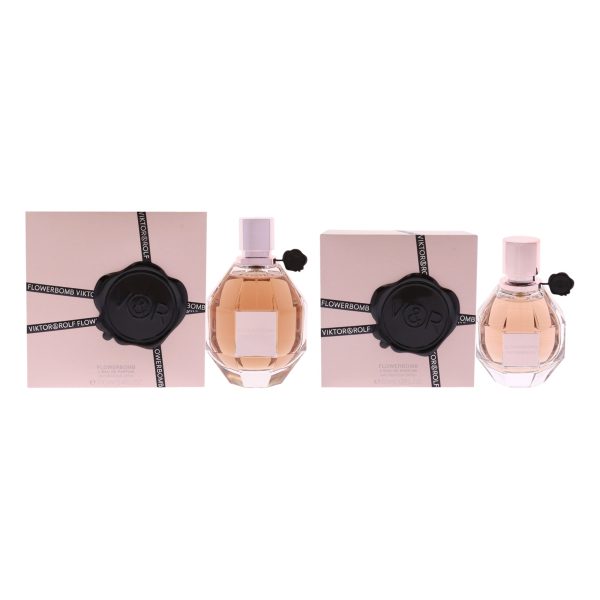 Flowerbomb Kit by Viktor and Rolf for Women - 2 Pc Kit 3.4oz EDP Spray, 1.7oz EDP Spray on Sale