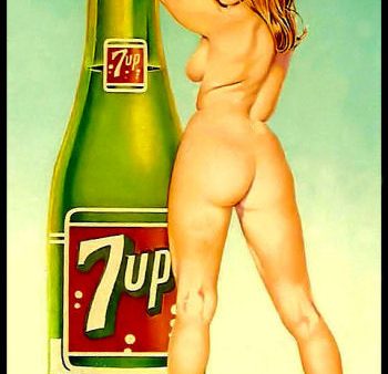 7 UP Girl FRIDGE MAGNETS 6x8 Sexy Vintage Poster Magnetic Prints Supply