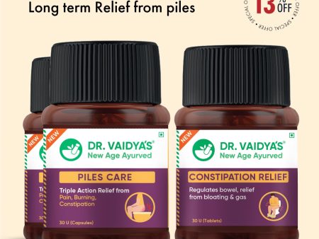 Piles Relief Pack: For Managing Piles & Constipation For Cheap