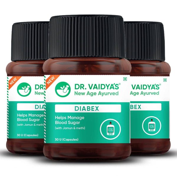 Diabex: Natural & Ayurvedic Blood Sugar Management (Buy 2 Get 1 FREE) Supply