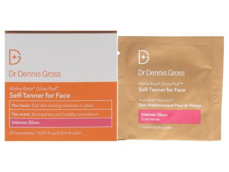 Alpha Beta Glow Pads For Face by Dr. Dennis Gross for Unisex - 20 Pc Pads Hot on Sale