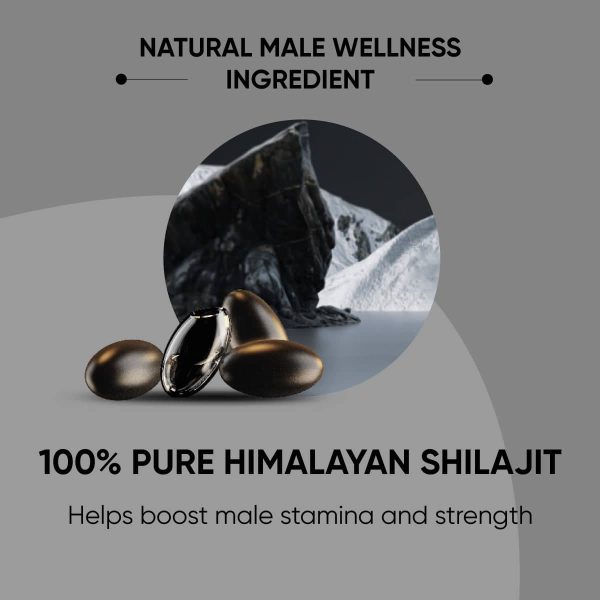 Shilajit Resin Capsules: 100% Effectiveness of Shilajit Resin in Convenience of Softgel Capsules Sale