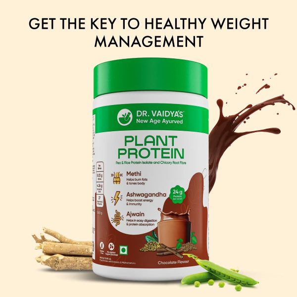 First-Ever Plant Protein Powder Enriched With Methi, Ashwagandha & Ajwain by Dr. Vaidya s Fashion