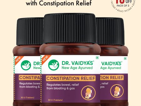 Dr. Vaidya’s Ayurvedic Constipation Relief Tablets Hot on Sale