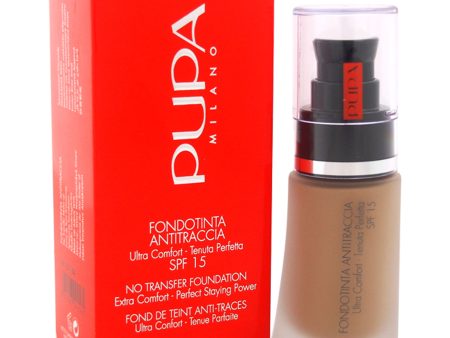 No Transfer Foundation SPF 15 - 04 Deep Beige - All Skin Types by Pupa Milano for Women - 1.01 oz Foundation For Sale