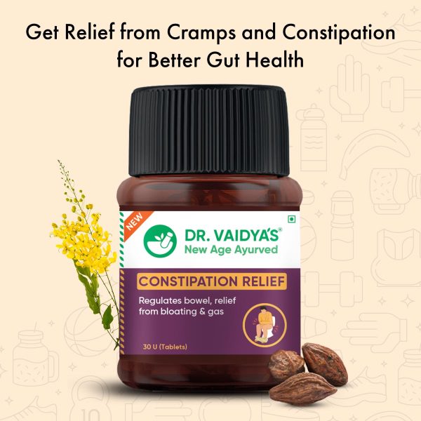 Ayurvedic Constipation Relief Tablets - Dr Vaidya s For Sale