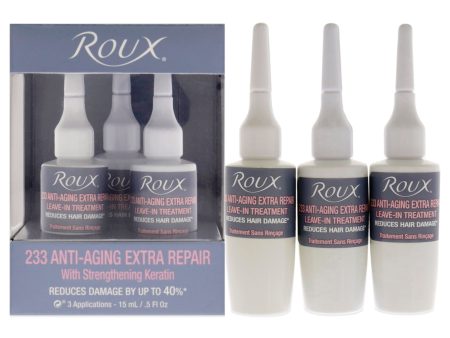 Anti-Aging Extra Repair Leave-In Treatment - 233 by Roux for Unisex - 3 x 0.5 oz Treatment For Sale