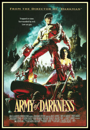 Army of Darkness Movies Poster Canvas Print Fridge Magnet 6x8 Large Fashion