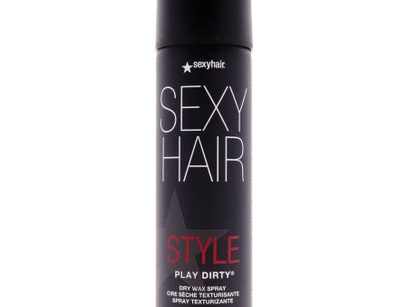 Style Sexy Hair Play Dirty Dry Wax Spray by Sexy Hair for Unisex - 4.8 oz Spray Cheap