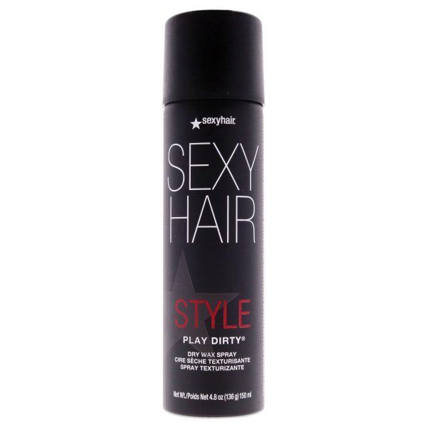 Style Sexy Hair Play Dirty Dry Wax Spray by Sexy Hair for Unisex - 4.8 oz Spray Cheap