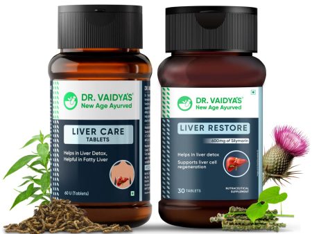 Liver Care Tablets & Liver Restore Tablets Combo Supply