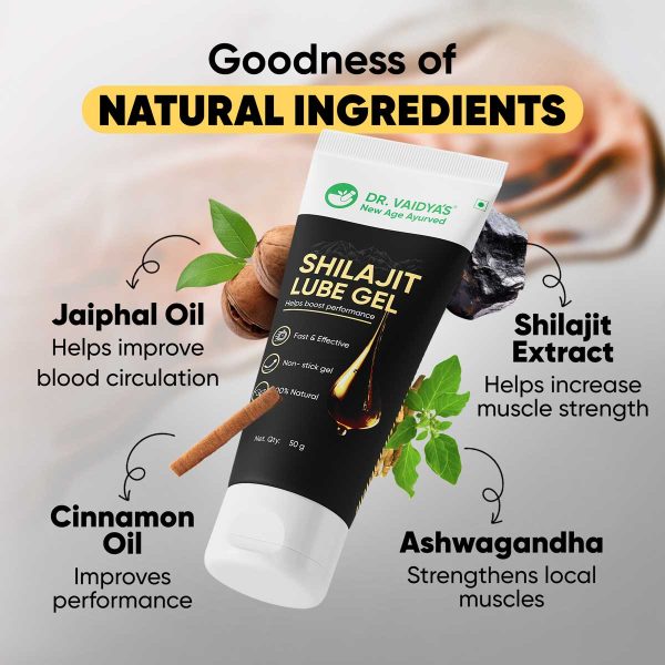 Shilajit Lube Gel: Non-Stick, Fast-Absorbing Shilajit-Infused Gel For Discount