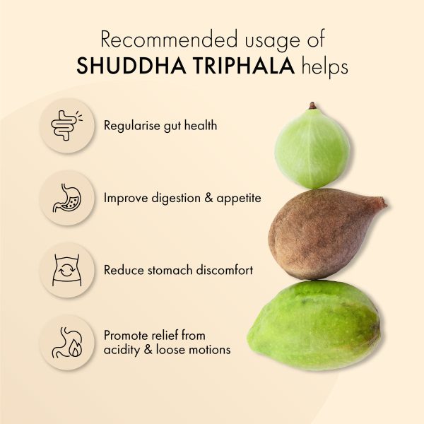 Shuddha Triphala: Most Effective Digestion Regulator & Antioxidant Sale