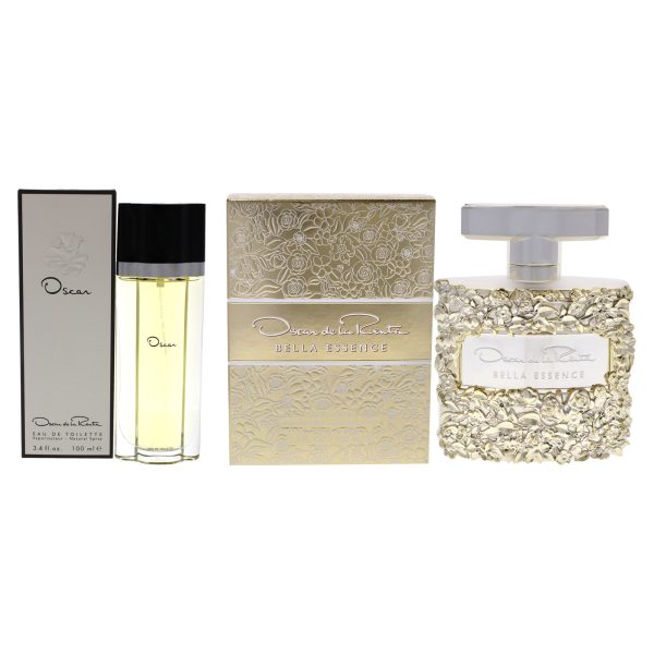 Bella Essence and Oscar Kit by Oscar de la Renta for Women - 2 Pc Kit 3.4 oz EDP Spray, 3.4 oz EDT Spray Hot on Sale