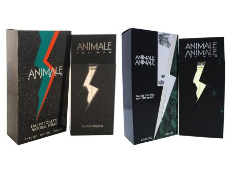 Animale Kit by Animale for Men - 2 Pc Kit 6.8oz EDT Spray, 3.3oz EDT Spray Hot on Sale