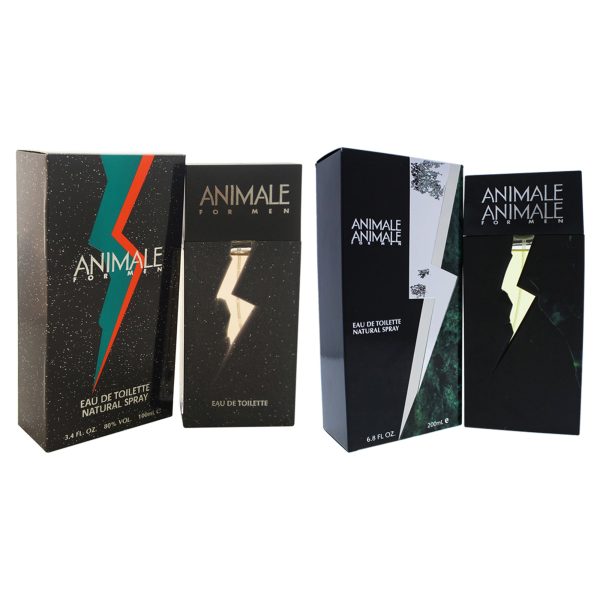 Animale Kit by Animale for Men - 2 Pc Kit 6.8oz EDT Spray, 3.3oz EDT Spray Hot on Sale