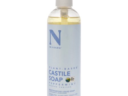 Castile Liquid Soap - Peppermint by Dr. Natural for Unisex - 16 oz Soap Cheap