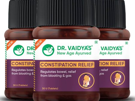 Ayurvedic Constipation Relief Tablets - Dr Vaidya s For Sale