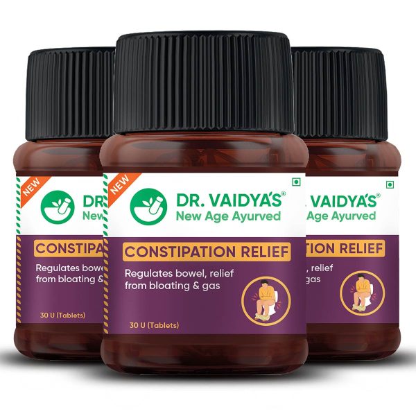 Ayurvedic Constipation Relief Tablets - Dr Vaidya s For Sale